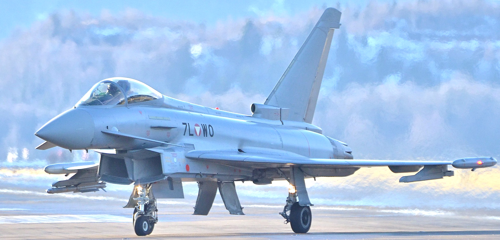 Eurofighter Typhoon 7L-WO nach der Landung © Alex S