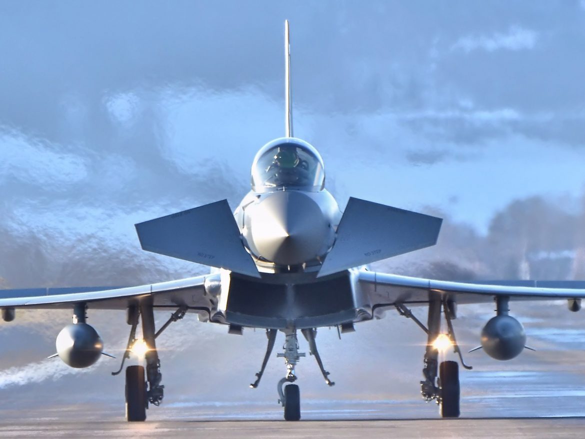 Eurofighter Typhoon nach dem Einsatz in Zeltweg © Alex S
