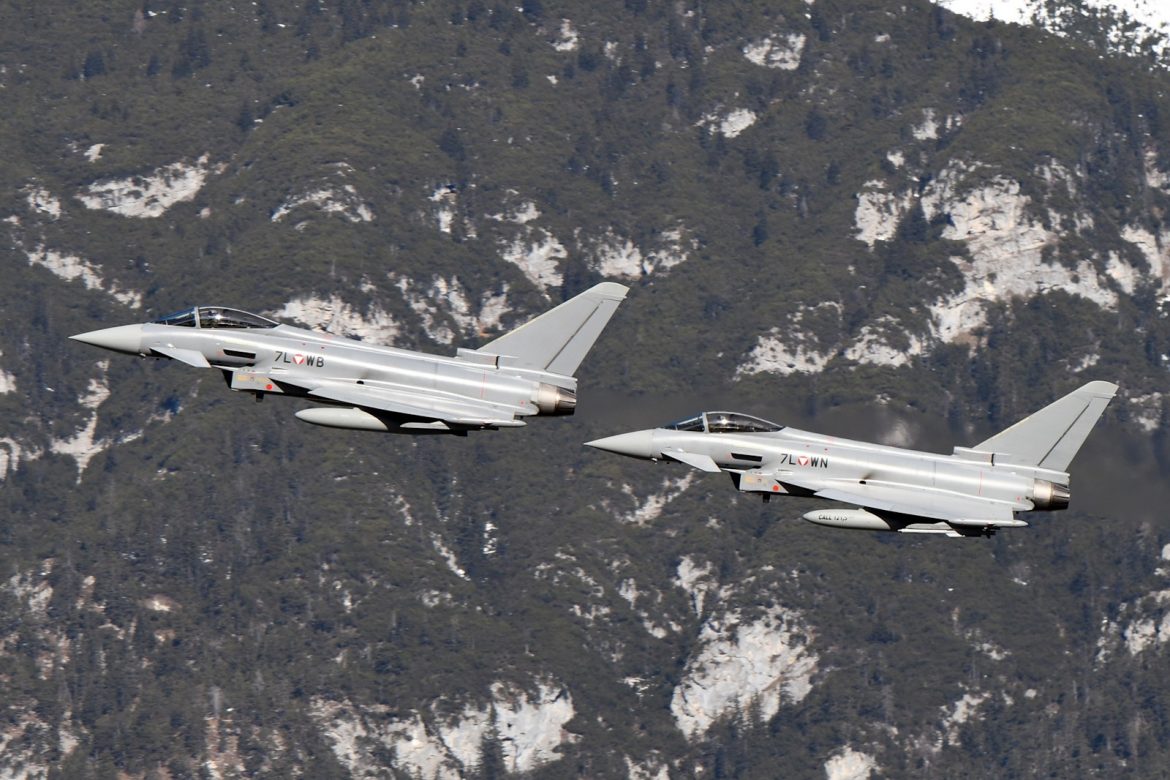 Startende Rotte Eurofighter Typhoon © Bundesheer