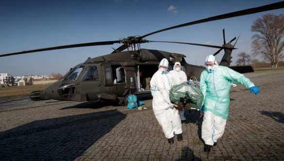 28.03.2020 - Ankunft im Sanitätszentrum OST © Bundesheer