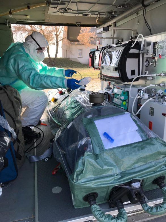 MedEvac Container für den BLACK HAWK im Einsatz © Bundesheer