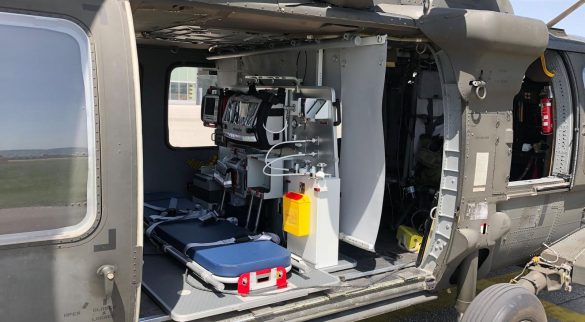 Der MedEvac Container für den BLACK HAWK wurde 2019 eingeführt © AAT