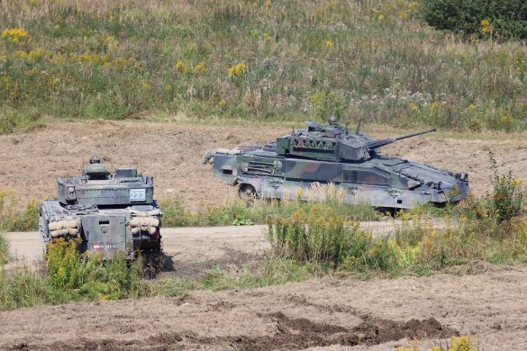 Schützenpanzer stoßen zum Lager vor © Doppeladler.com