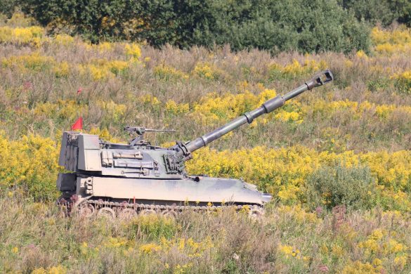 Panzerhaubitze M-109 A5Ö in Feuerstellung © Doppeladler.com