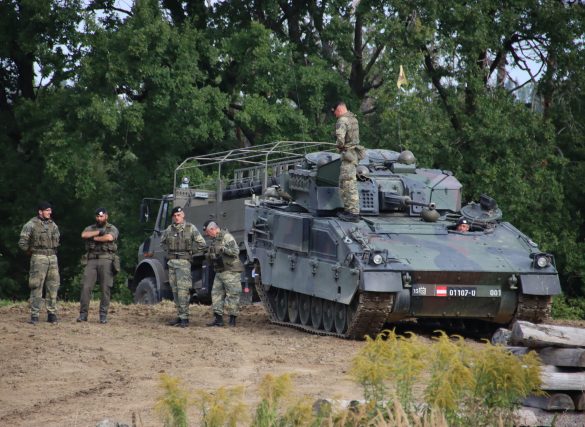 Schützenpanzer Ulan im Bereitstellungsraum © Doppeladler.com