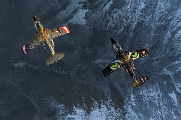 Etwas für das Auge - SAAB 105 OE BJ-40 und GD-14 © Bundesheer