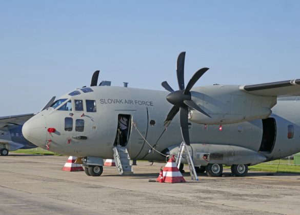 Hausherren in Kuchyňa-Malacky: Slowakische Alenia C-27J Spartan | 1931 © Doppeladler.com