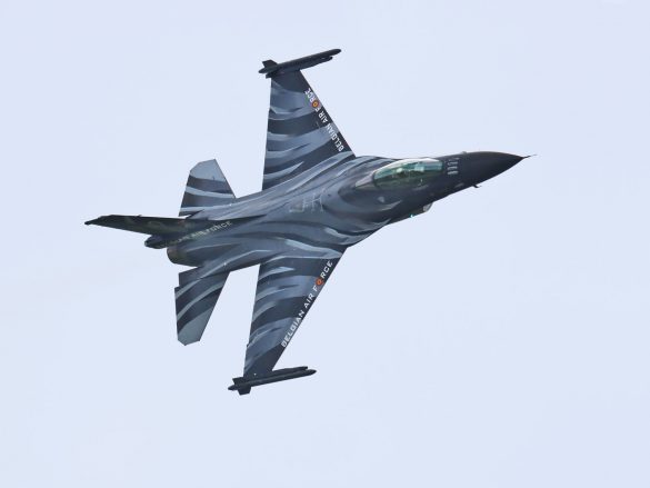 General Dynamics F-16AM Fighting Falcon des belgischen F-16 Solo Display Teams DARK FALCON | FA-101 © Doppeladler.com