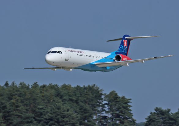 Slowakisches Regierungsflugzeug Fokker 100 | OM-BYB © Doppeladler.com