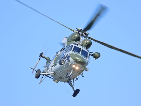 Meisterhaft vorgeflogen: PZL-Swidnik W3A Sokol der Tschechischen Luftstreitkräfte war ein Highlight | 0712 © Doppeladler.com
