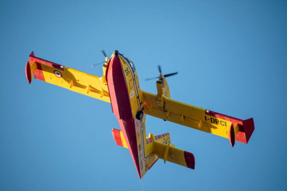 Canadair I-DPCI (26) im Einsatz © NÖ LFKDO / M. Fischer