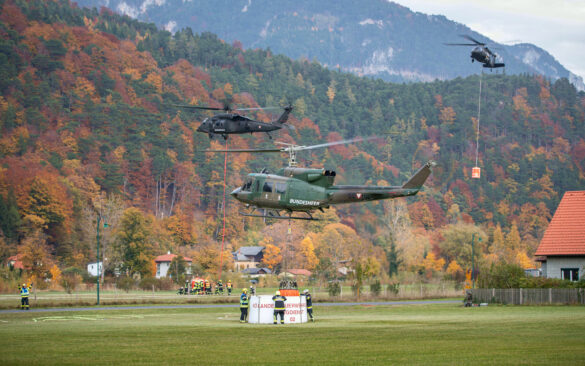 Luftunterstützung durch das Bundesheer © Bundesheer