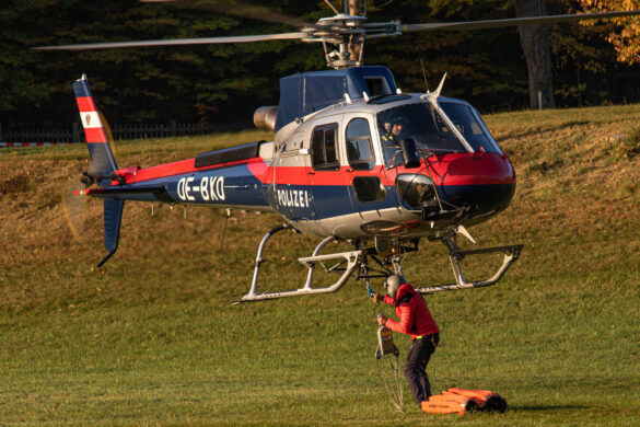 Airbus Helicopters H125 / AS 350 B3e Ecureuil der Flugpolizei | OE-BXO © HeliRescue.at / Lukas Egger