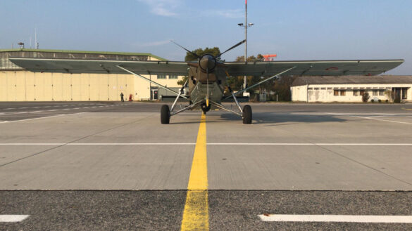 Diese Pilatus PC-6 wurde zur Suche nach Glutnestern mittels Infrarot-Kamera eingesetzt © Bundesheer