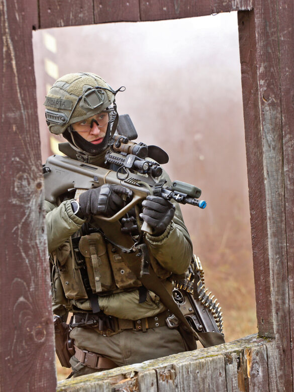 Kampfhandlungen in der urbanen Trainingsanlage Steinbach © Bundesheer