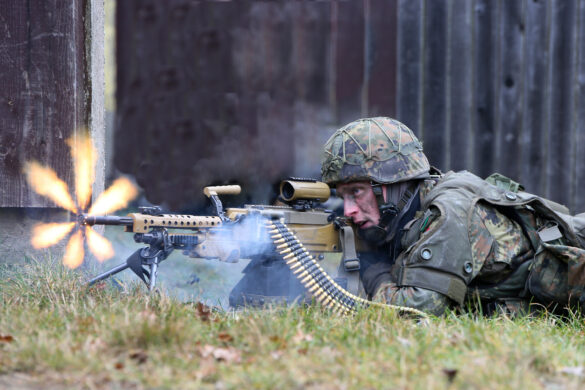 Das 7,62 mm Maschinengewehr MG5 ist das Heckler & Koch HK121 © Bundesheer