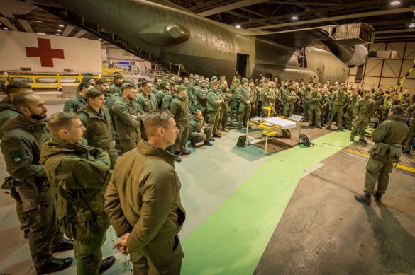 C-130 Hercules 8X-CZ dient dem Heer als Ersatzteilspender und Trainingsgerät © Bundesheer