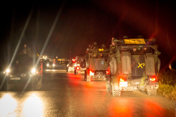 Fahrzeugkonvoi der Western Alliance Force WAFOR © Bundesheer