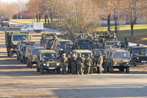 Fahrzeugkonvoi der Western Alliance Force WAFOR © Bundesheer