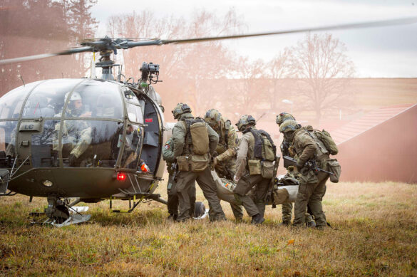 ALOUETTE III im MEDEVAC Einsatz © Bundesheer