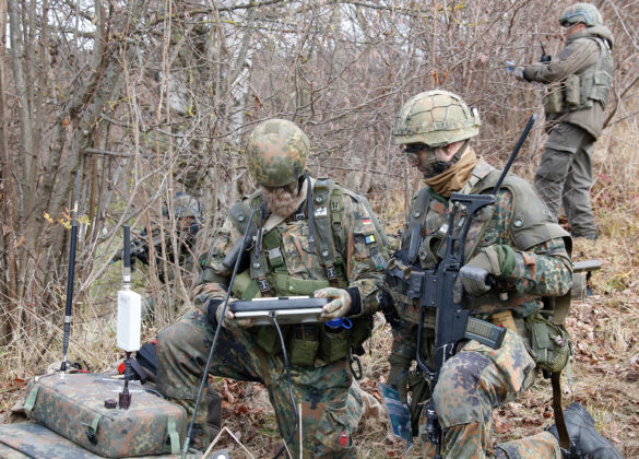 Die MIKADO Drohne liefert Echtzeitaufnahmen aus Steinbach © Bundesheer