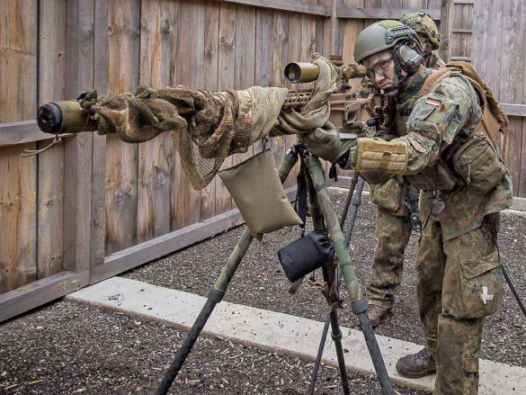 7,62 mm Scharfschützengewehr G22A2 in Stellung © Bundesheer