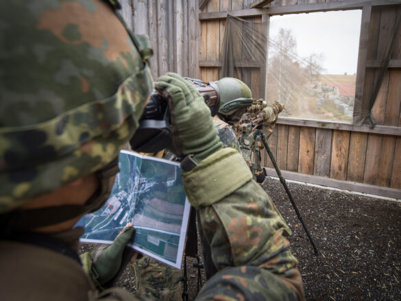 7,62 mm Scharfschützengewehr G22A2 in Stellung © Bundesheer