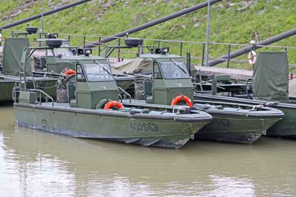 Sturm- und Flachwasserboote Watercat M9 mit 298 PS Steyr Marine Diesel © Doppeladler.com