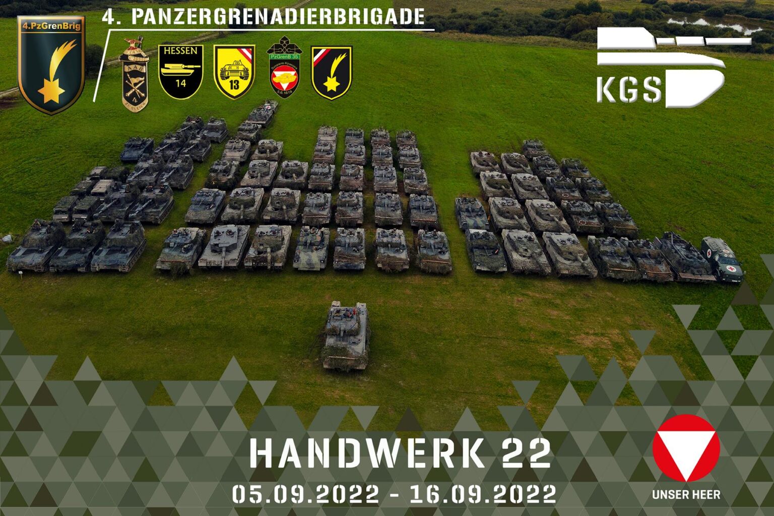Der Großteil der Übungsteilnehmer der HANDWERK 2022 © Bundesheer