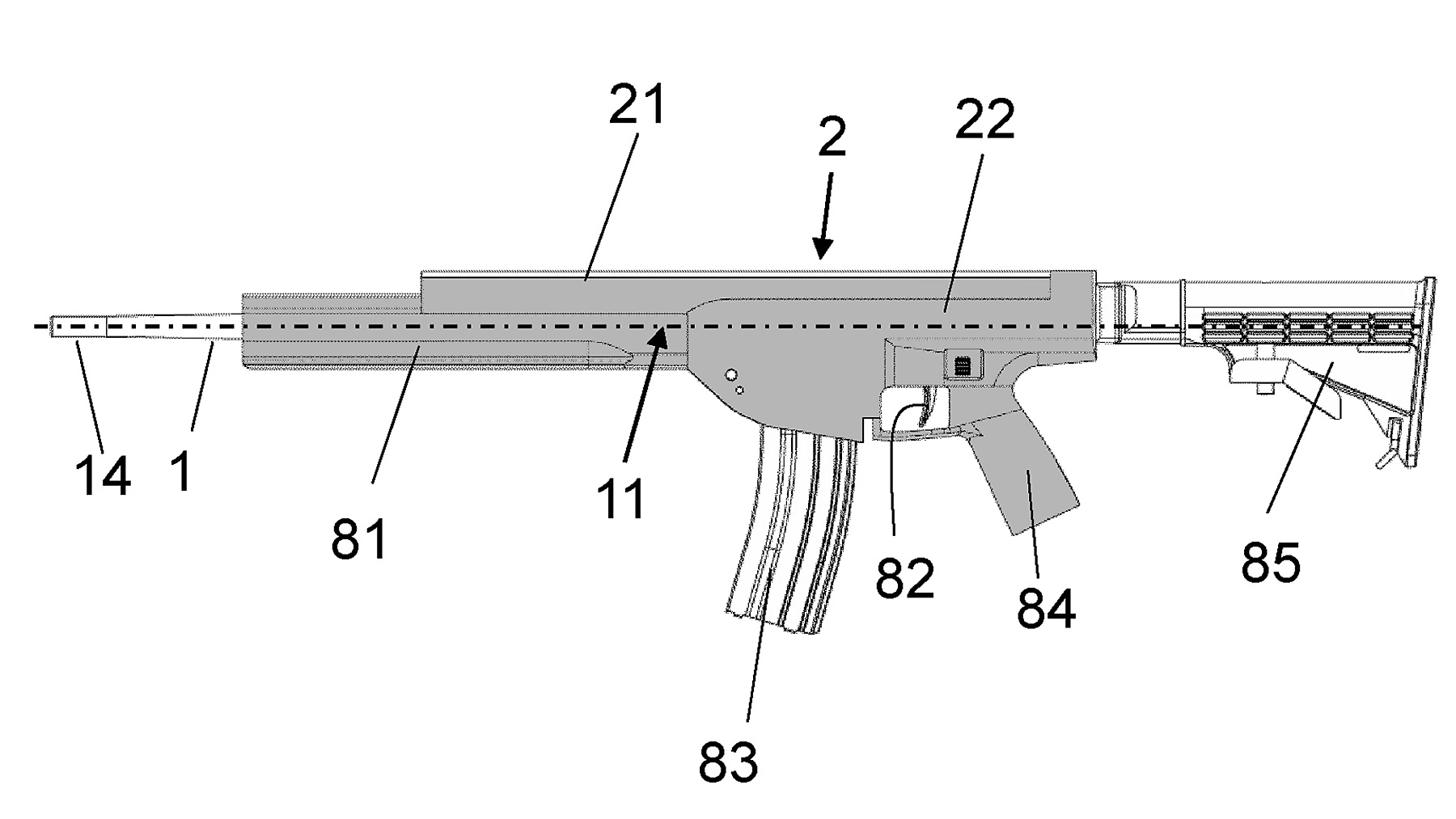Glock Karabiner © Patent Glock / bearbeitet: Doppeladler.com