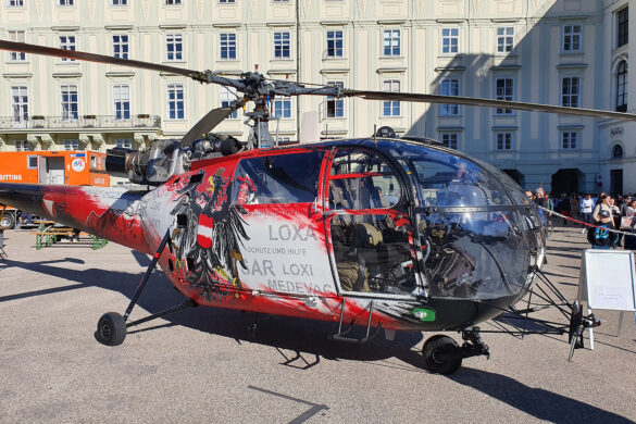Alouette III 3E-KZ im Österreich-Sonderanstrich © Doppeladler.com