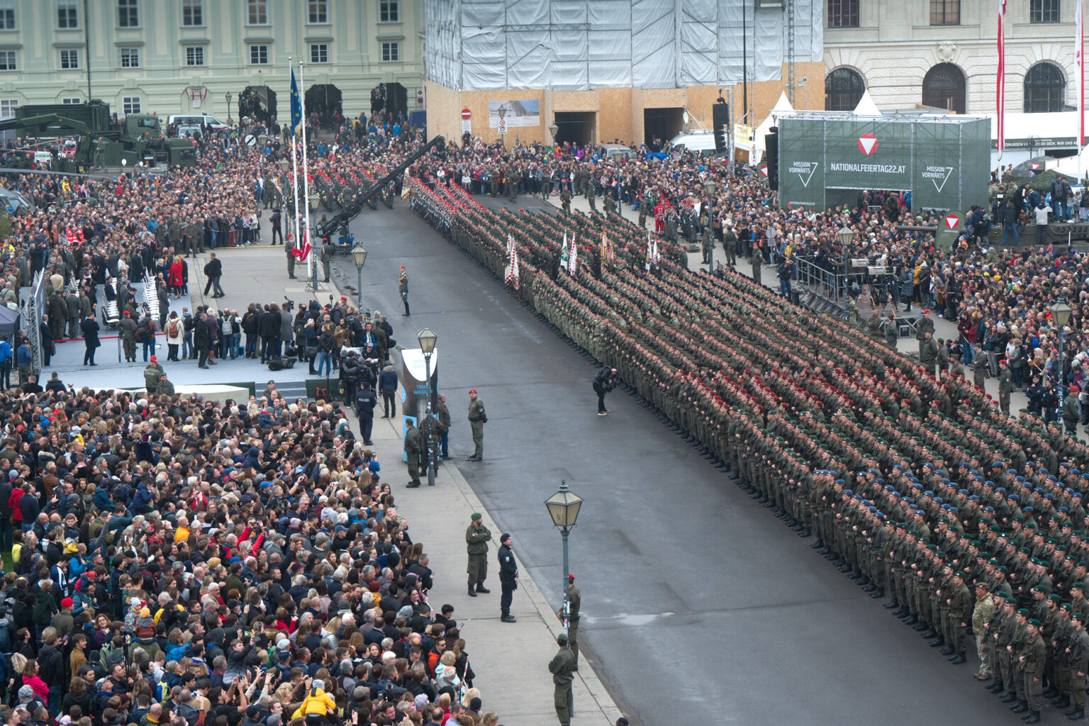Angelobung am Heldenplatz © Bundesheer