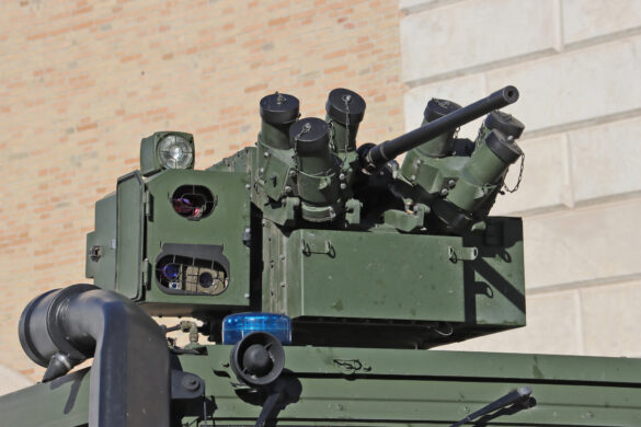 Elektrisch fernbedienbare Waffenstation EFWS WS4 Panther von ESL-AIT © Doppeladler.com