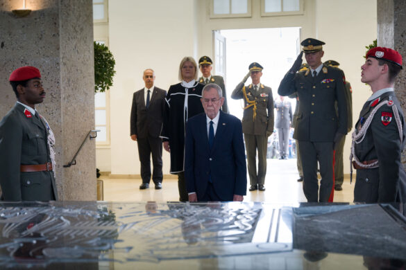 Kranzniederlegung durch den Bundespräsidenten © Bundesheer
