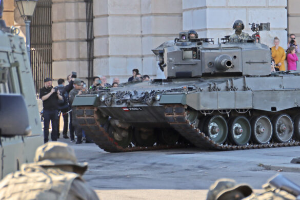 Kampfpanzer Leopard 2A4 - das Bundesheer hat 56 Stück im Bestand © Doppeladler.com