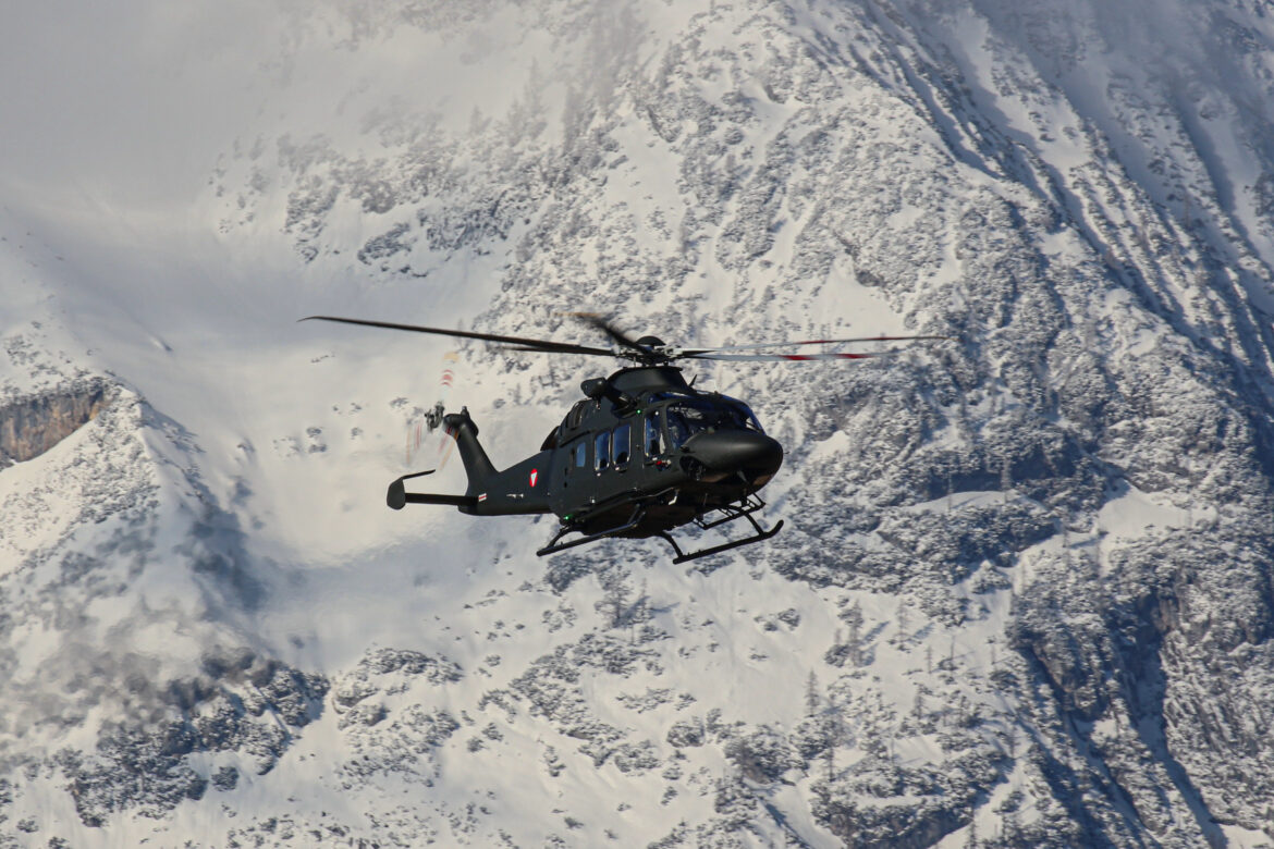 AW169 LION im Ennstal © Bundesheer