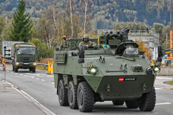 Anmarsch auf eigener Achse © Bundesheer