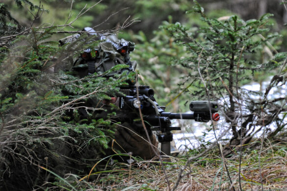 Sicherung im Gelände © Bundesheer