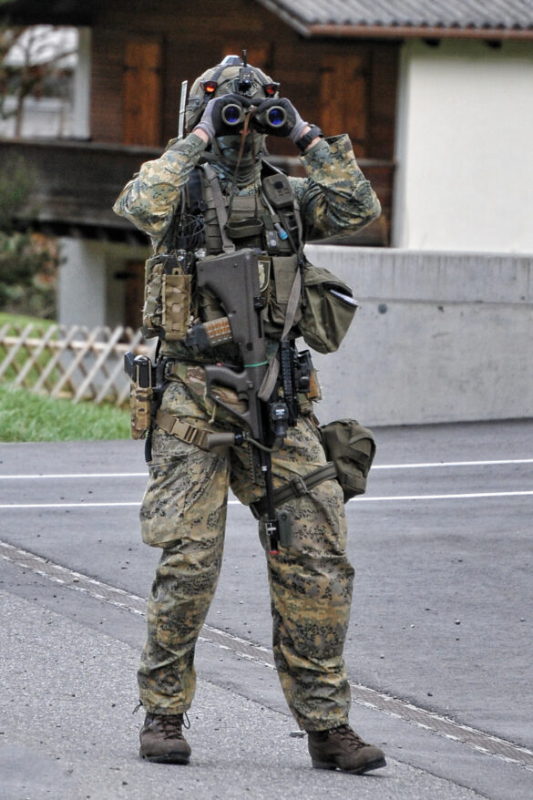 Alles im Blick. Das StG-77 A1 MOD ist mittlerweile schon breit in Verwendung © Bundesheer