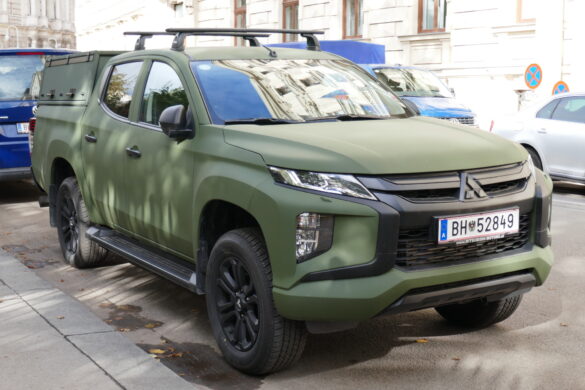 Der neue Mitsubishi L200 wurde für das Bundesheer militarisiert © Doppeladler.com