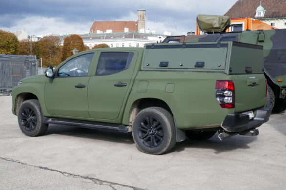 Der neue Mitsubishi L200 wurde für das Bundesheer militarisiert © Doppeladler.com