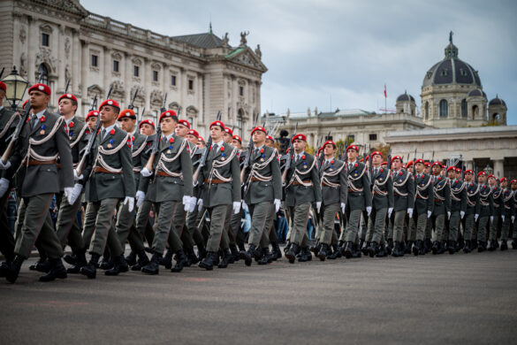 Ehrenformation der Garde © Bundesheer