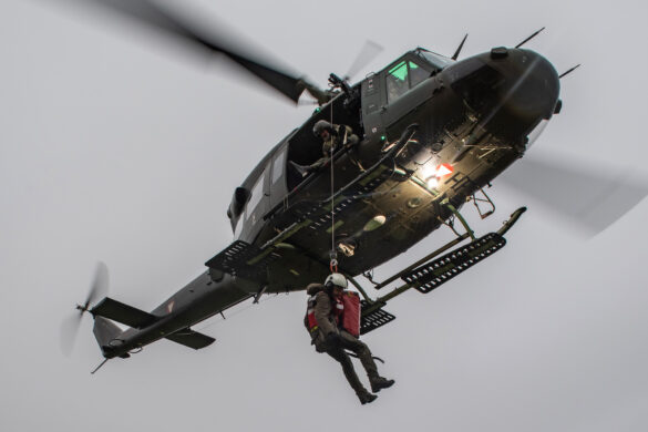 Agusta Bell AB-212 des ERTA Notfallteams © Bundesheer