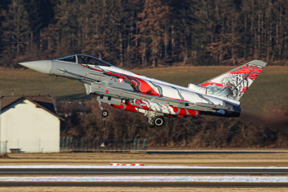 Eurofighter Typhoon 7L-WC startet vom Fliegerhorst Hinterstoisser, Zeltweg © M. Weinberger