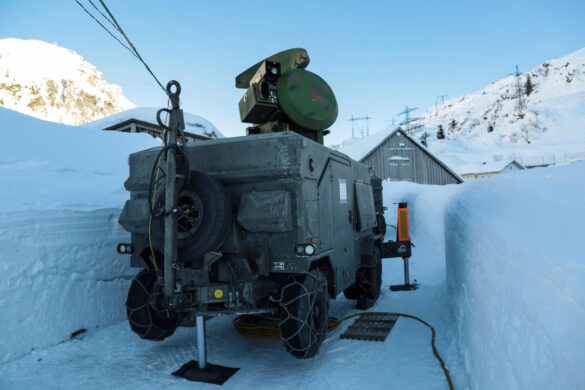 Feuerleitgerät FLGer 98 Skyguard leuchtet tote Winkel in Alpentälern aus © Bundesheer