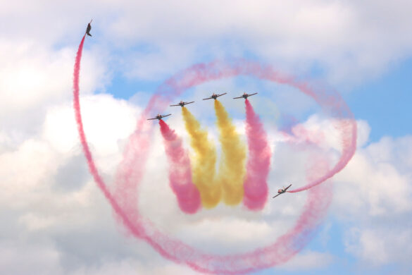Patrulla Águila auf CASA C-101 Aviojet © Doppeladler.com