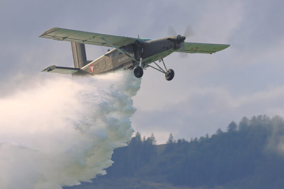 Pilatus Porter PC-6 als Löschflugzeug © Doppeladler.com