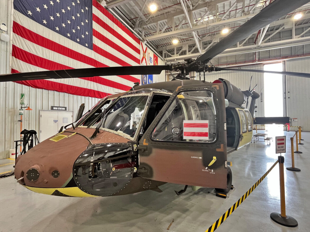 Erster UH-60M für das Bundesheer © Bundesheer