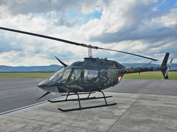 50 Jahre Bell OH-58B Kiowa 3C-OJ © Militäraktuell